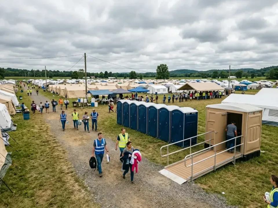 disaster-relief-camp-restrooms-010 — frequently asked questions, Dumpster & Portable Bathrooms Rental in Fort Drum, NY